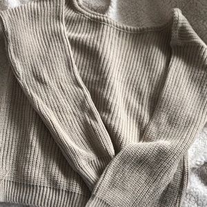 Nude sweater